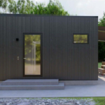 Light Steel Prefabricated House Garden Studio with 2 Bedrooms for Living