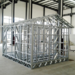 Light Steel Prefabricated House Garden Studio with 2 Bedrooms for Living