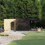 Light Steel Prefabricated Prefabricated House Wooden Bungalows EU Standards