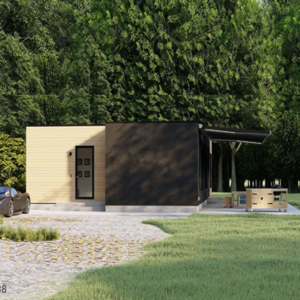 Light Steel Prefabricated Prefabricated House Wooden Bungalows EU Standards
