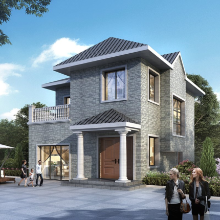 Light Steel Prefabricated Villa Built with New Zealand Standard Eco-Friendly Villa