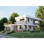 Light Steel Structure House Prefab Villa Buit with Au/CE/USA Standards Luxury Home