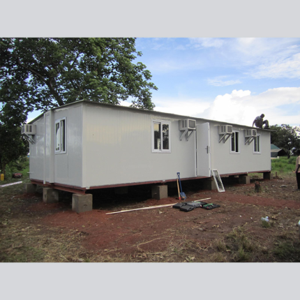 Lotus Clinic Color Steel Sandwich Panel House Foldable House Mobile House