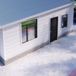 Luxury Flat Pack Container House Prefabricated House Construction Granny Flat/Adu