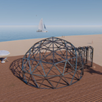 Luxury Hotel Glass Camping Tents Resort Geodesic Prefabricated Houses Wooden Bungalows