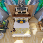 Luxury Modern Outdoor Portable Mobile Glamping Space Capsule Resort Hotel Tiny House