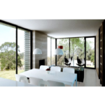 Luxury Modern Style Modular Prefabricated House Fully Customized Glass Wooden Bungalow