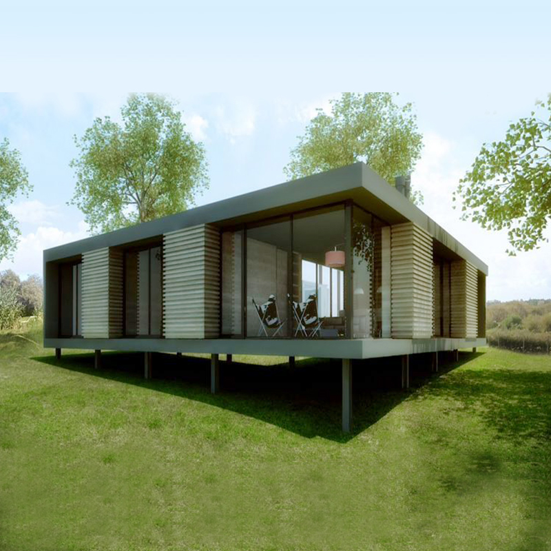 Luxury Modern Style Modular Prefabricated House Fully Customized Glass Wooden Bungalow Luxury Modern Style Modular Prefabricated House Fully Customized Glass Wooden Bungalow