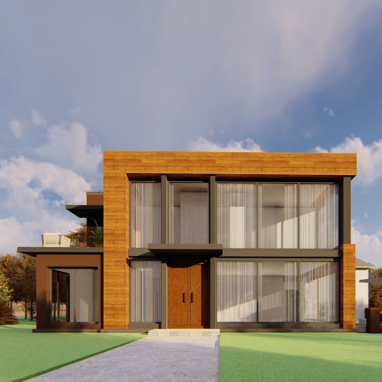 Luxury Modular Home Light Steel Frame Prefabricated Houses Residential Two Bedrooms Prefab Villa