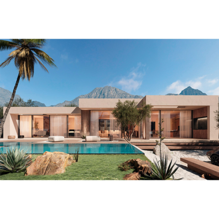 Luxury Prefab House as Light Steel Frame Prefabricated Modular Home