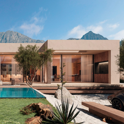 Luxury Prefab House as Light Steel Frame Prefabricated Modular Home