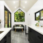 Luxury Prefab House Tiny Home on Wheels Steel Prefabricated Homes Trailer