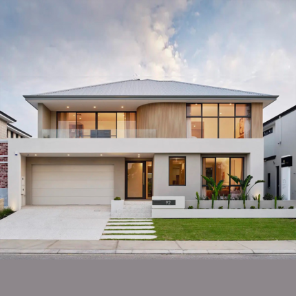 Luxury Prefab House Villa with Australian Standard Light Steel Frame Hosue Kits