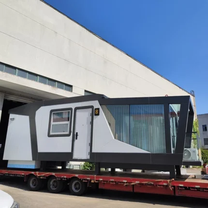 Luxury Prefab Houses Mobile House on Wheels Glacier Mobile Tiny House Space Capsule