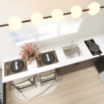 Luxury Prefab Modular Home Tiny House on Wheels Portable House with Solar Panel