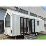Luxury Prefab Modular Trailer House Prefab Small House Kits Tiny House on Wheels