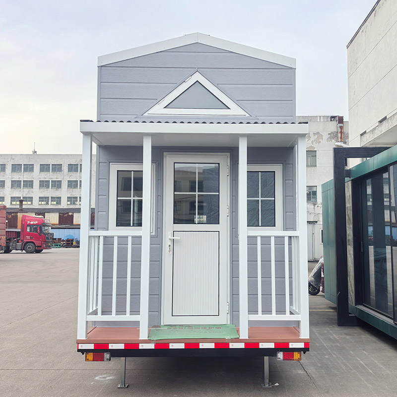 Luxury Prefab Tiny House on Wheels Travel Trailer Caravan for Camper