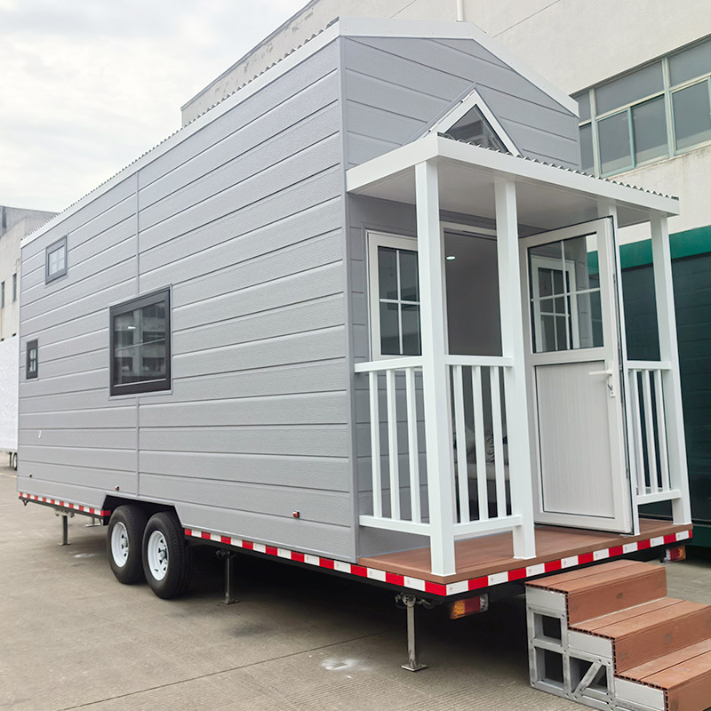 Luxury Prefab Tiny House on Wheels Travel Trailer Caravan for Camper