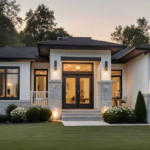 Luxury Prefab Villa Prefabricated House with Light Steel Frame