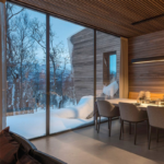 Luxury Prefabricated Wooden House Modern Cabin House Lving for Travel