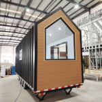 Luxury Space Capsule House Trailer Prefab Modular Movable Home Tiny House on Wheels