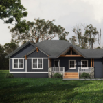 Luxury Villa Prefabricated Light Steel House Bungalow Single Family Homes