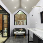 Mini Travel Trailer Homes Tiny Houses on Wheels with Bedroom Modular Home