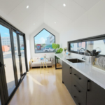 Mobile Prefab Tiny House on Wheels with Full Furniture Bath& Kitchen for Sale