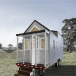 Mobile Prefabricated Mobile Tinyhouse on Wheels Alanber House for Rent