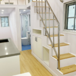 Mobile Prefabricated Mobile Tinyhouse on Wheels Alanber House for Rent