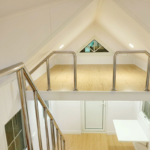 Mobile Prefabricated Mobile Tinyhouse on Wheels Alanber House for Rent