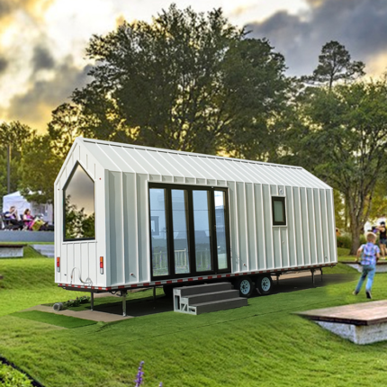 Mobile Solutions Cheap Prefab Small Tiny Home on Wheels Ready to Ship