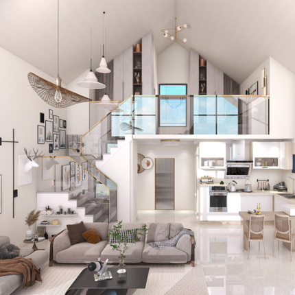 Modern Design Holiday House 2 Bedrooms Affordable House Built with a Standard