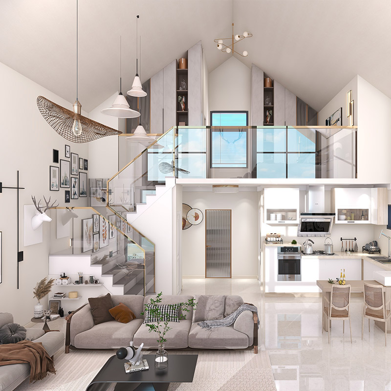 Modern Design Holiday House 2 Bedrooms Affordable House Built with a Standard