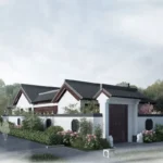 Modern Design Traditional Home Built with Chinese Style Light Steel Prefab House
