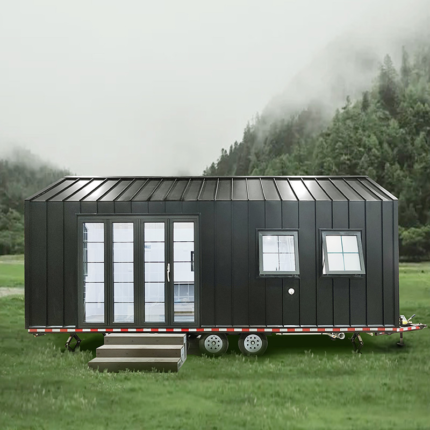 Modern Glamping Trailer Houses Tiny House Mobile Home Ready to Ship