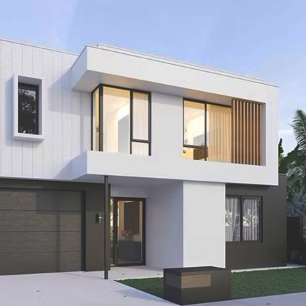 Modern Light Steel Villa Steel Structure Prefab House Kits Hurricane-Proof Luxury Villa