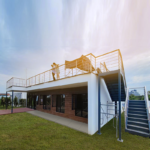 Modern Popular Prefabricated Houses Tiny House Mobile Office Pod Wooden Bungalows