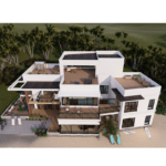 Modern Prefab House Modular Prefabricated Houses Villa with Light Steel Frame