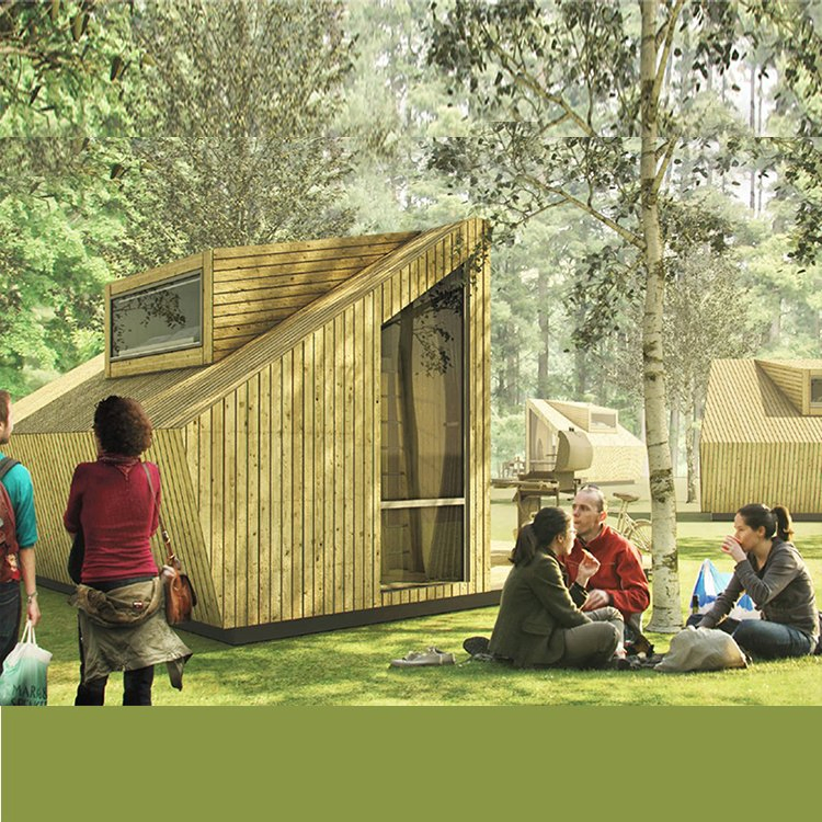 Modern Prefab Light Steel Small Resort Holiday Garden Studio Cabin Modern Prefab Light Steel Small Resort Holiday Garden Studio Cabin