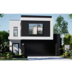Modern Prefabricated Steel House Villaluxury Prefab House with Big Windows