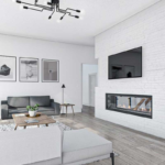 Modern Prefabricated Steel House Villaluxury Prefab House with Big Windows
