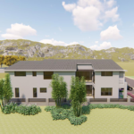 Modern Style Townhouse Prefabricated Houses Au/Nzs/USA Standard Light Steel Frame House