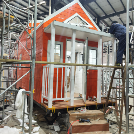 Modern Tiny House on Wheels - Portable and Eco-Conscious Living
