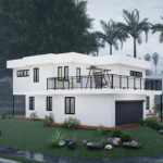 Modular Home Prefabricated House Luxury Villa with Au/CE Standard Light Steel Frame