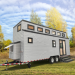 Modular Home Prefabricated Light Gauge Steel Framed Tiny House on Wheels