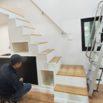 Modular Home Prefabricated Light Steel Structure Tiny House on Wheels with Trailer