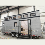 Modular Home Prefabricated Tiny House on Wheels with Trailer for Airbnb