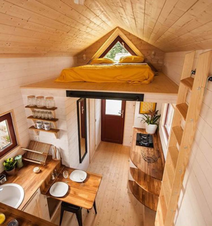 Modular Home Ready to Ship Prefabricated Houses Tiny House on Wheels