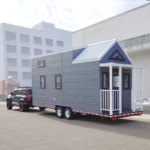 Modular House Prefabricated Tiny House on Wheels with Trailer Transportable Houses